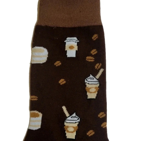 NWOT Men's Coffee Socks - Picture 4 of 4